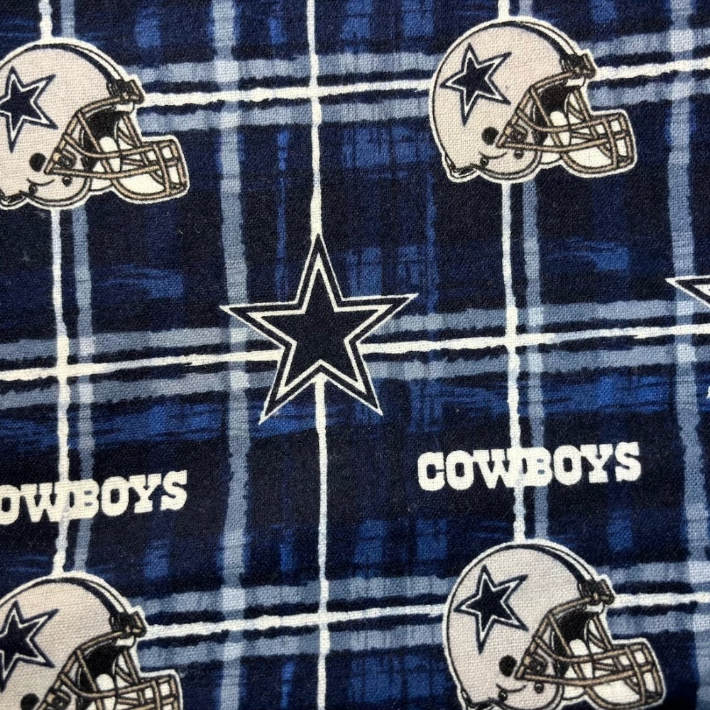 Dallas Cowboys . NFL Licensed Dallas Cowboys Flannel Fabric